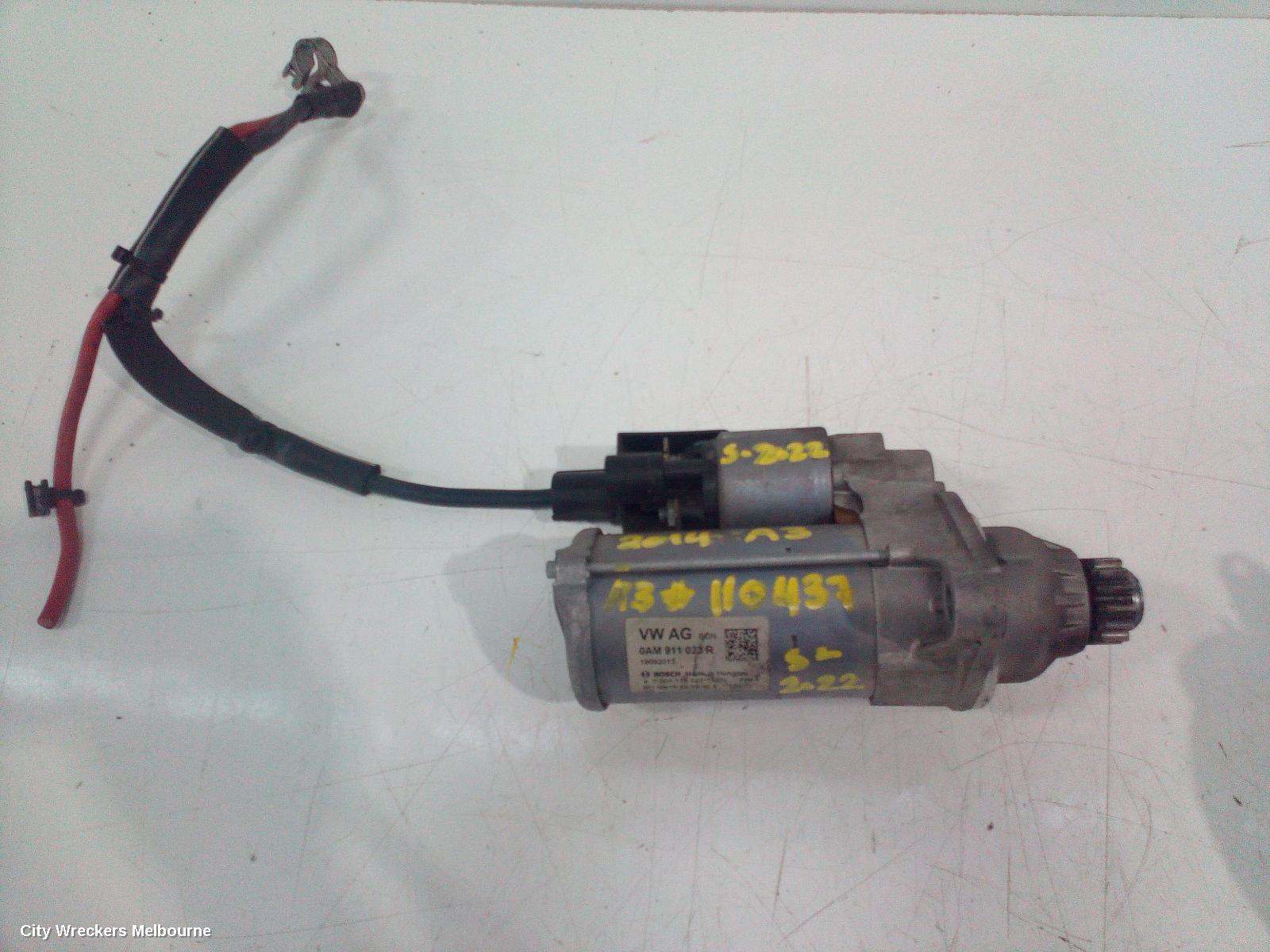 AUDI A3 STARTER, PETROL, 1.4/1.8, BOSCH, 8V, 05/2013 - 10/2020 - Image 2