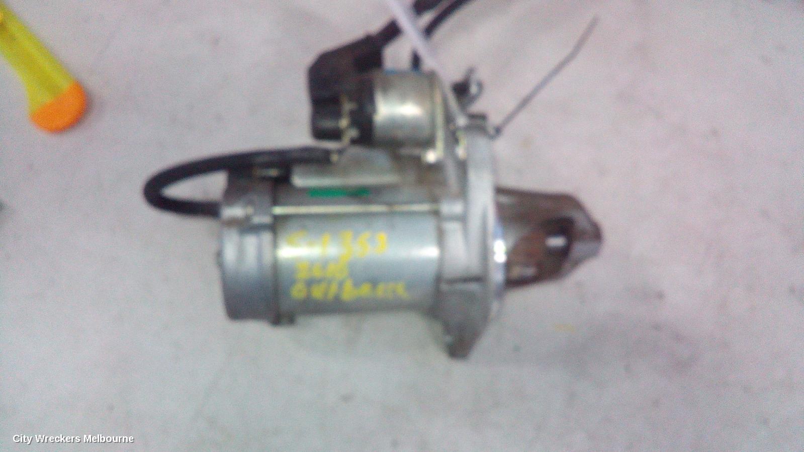 SUBARU OUTBACK STARTER, PETROL, FB25, AUTO, CVT, 6 SPEED, 6TH GEN, 08/2014 ONWARDS - Image 2