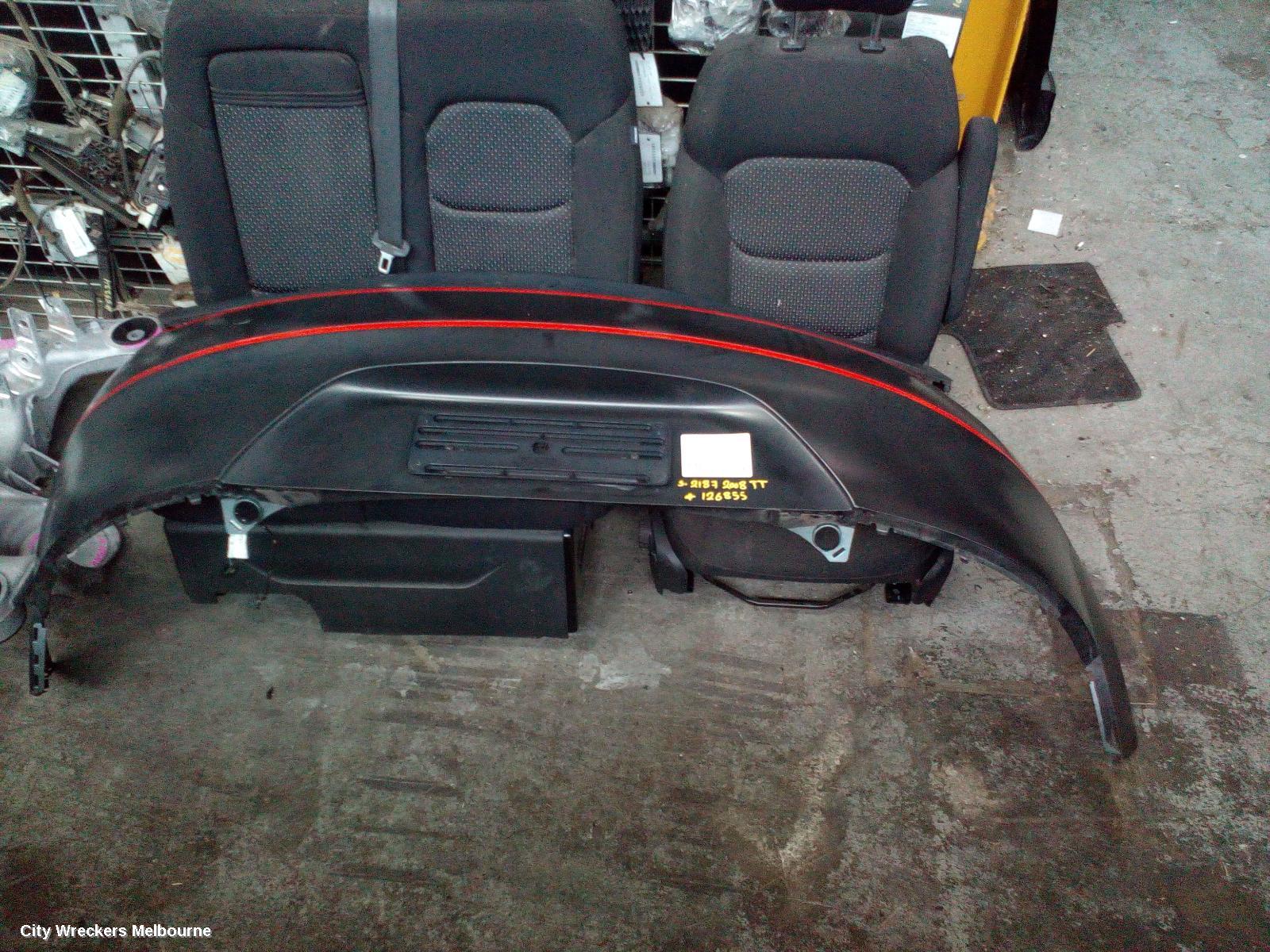 AUDI TT REAR BUMPER, 8J, CABRIO, NON PARK SENSOR TYPE, 03/2007 - 08/2010 - Image 2