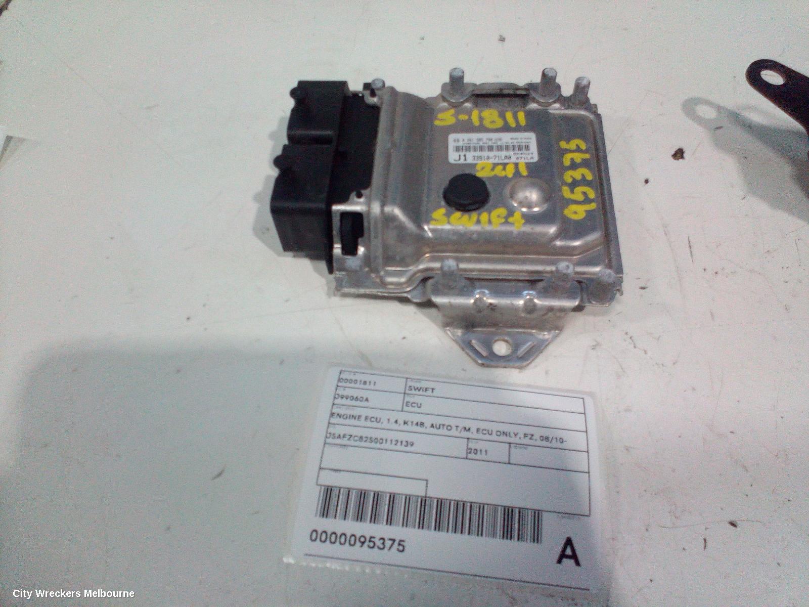 SUZUKI SWIFT ECU, ENGINE ECU, 1.4, K14B, AUTO T/M, ECU ONLY, FZ, 08/2010 - 03/2017 - Image 3