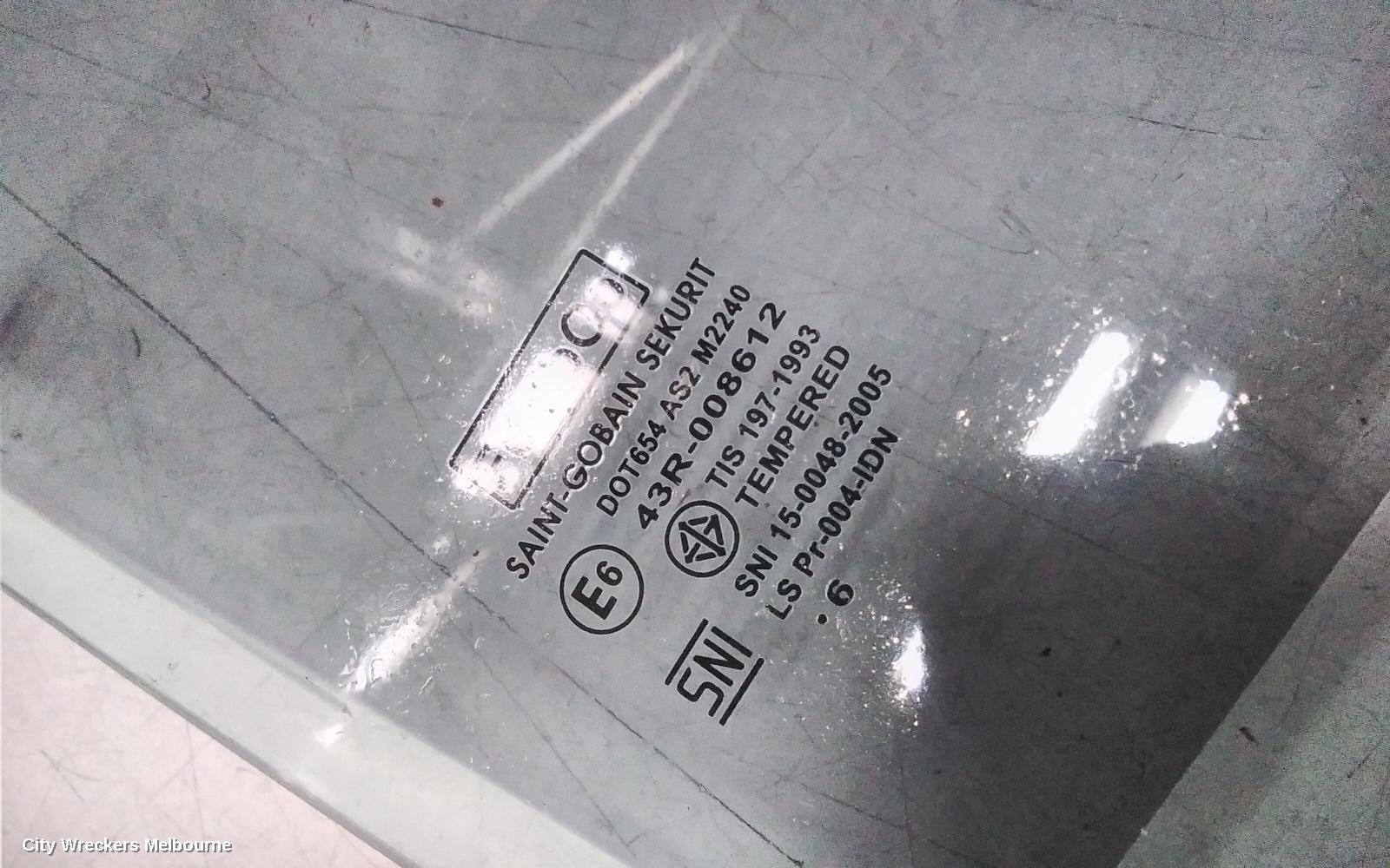 FORD RANGER RIGHT FRONT DOOR WINDOW, PX, DUAL CAB, LAMINATED TYPE, 06/2011 - 04/2022 - Image 2