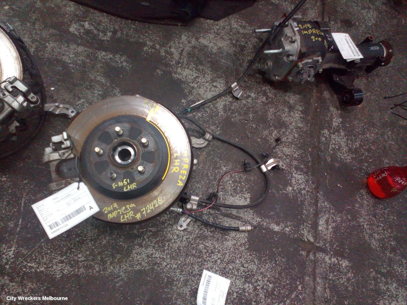 SUBARU IMPREZA LEFT REAR HUB ASSEMBLY, G5, 11/2016 - 09/2023 - Image 1