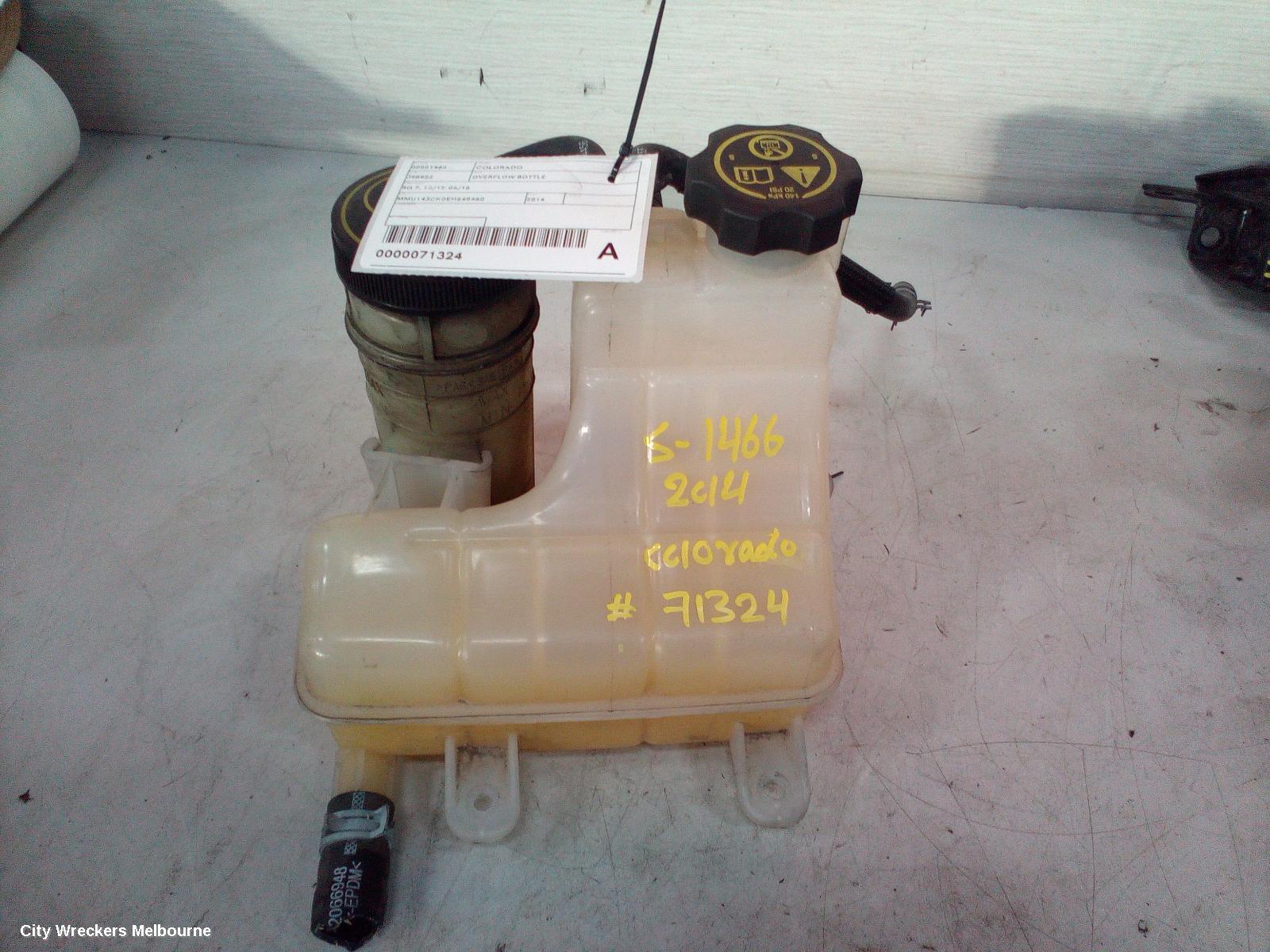 HOLDEN COLORADO OVERFLOW BOTTLE, RG 7, 12/2012 - 06/2016 - Image 1