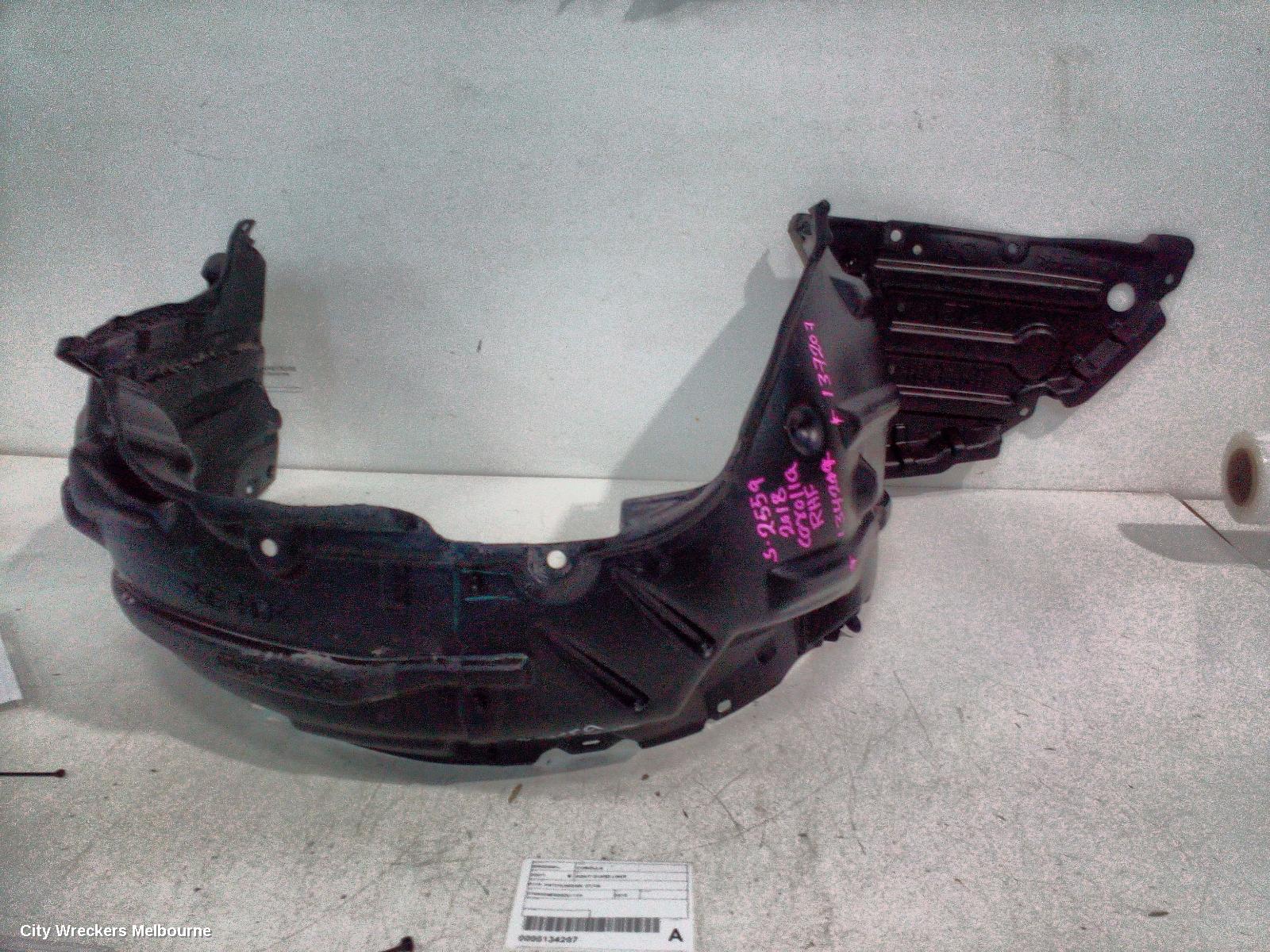 TOYOTA COROLLA RIGHT GUARD LINER, E210, HATCH/SEDAN, 07/2018 ONWARDS - Image 1