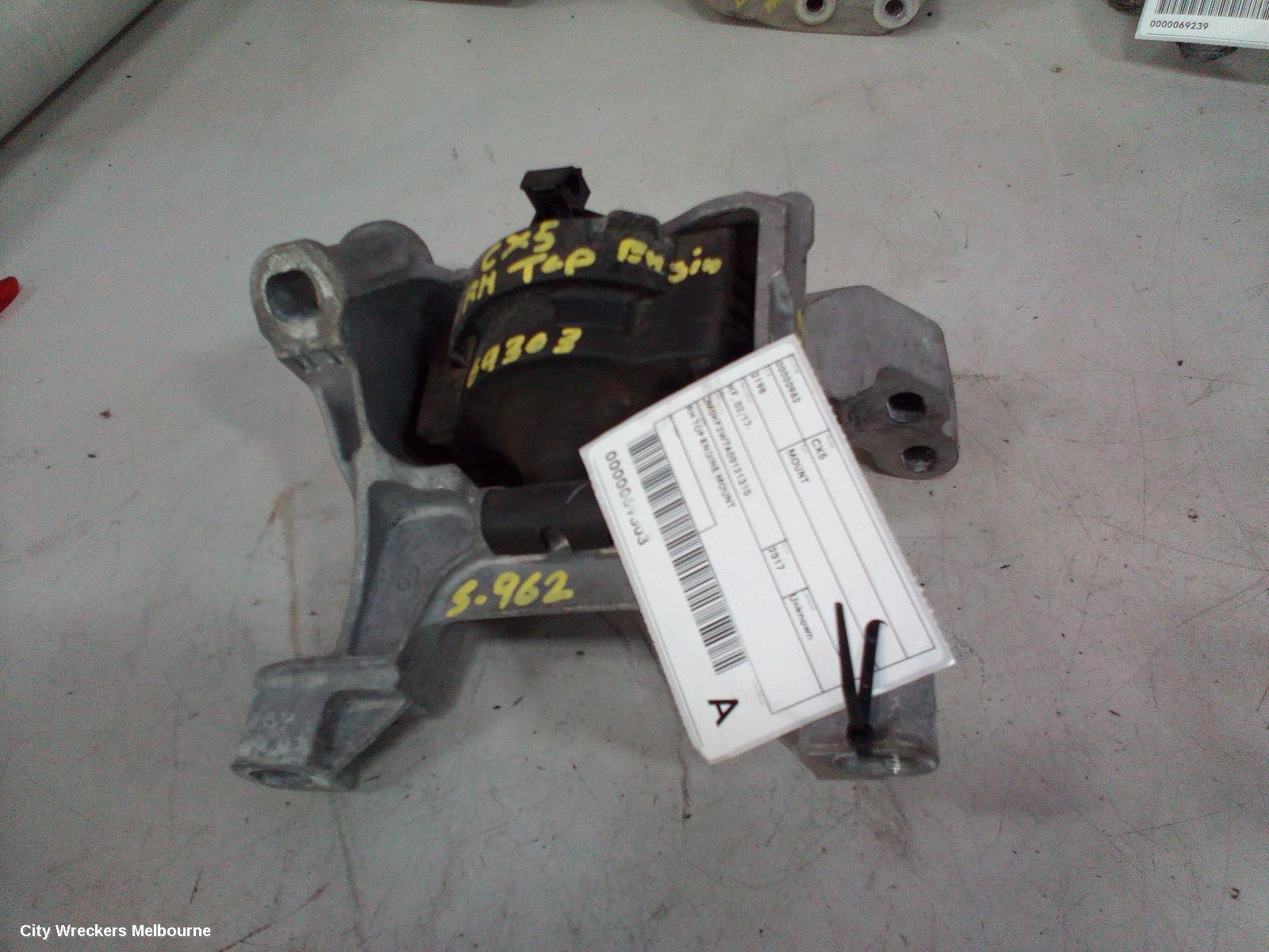 MAZDA CX5 MOUNT, KF, ENGINE TOP MOUNT (RH SIDE), PETROL, 2.0, 02/2017 ONWARDS - Image 2