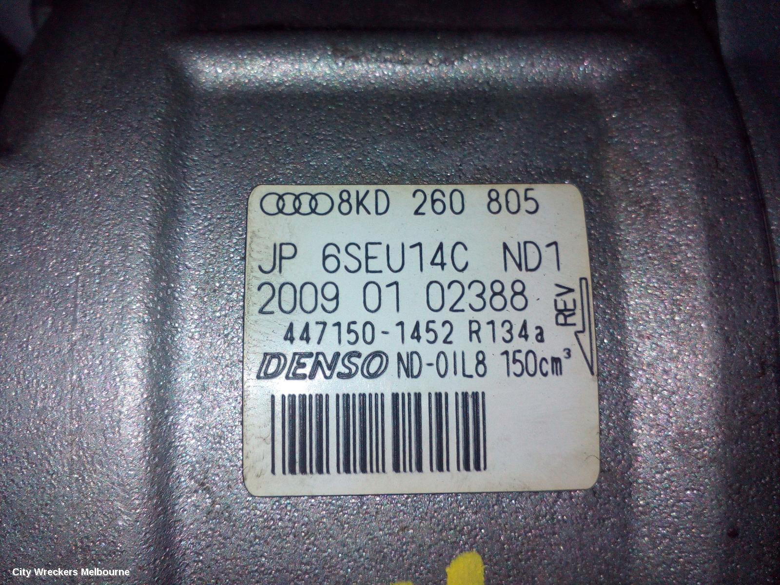 AUDI Q5 A/C COMPRESSOR, 8R, 2.0, PETROL, CDNC CODE, P/N 8K0260805L, 03/2009 - 11/2012 - Image 3