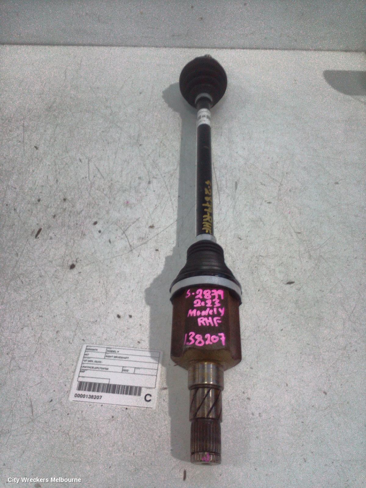 TESLA MODEL Y RIGHT DRIVESHAFT, 1ST GEN, 03/2022 ONWARDS - Image 2