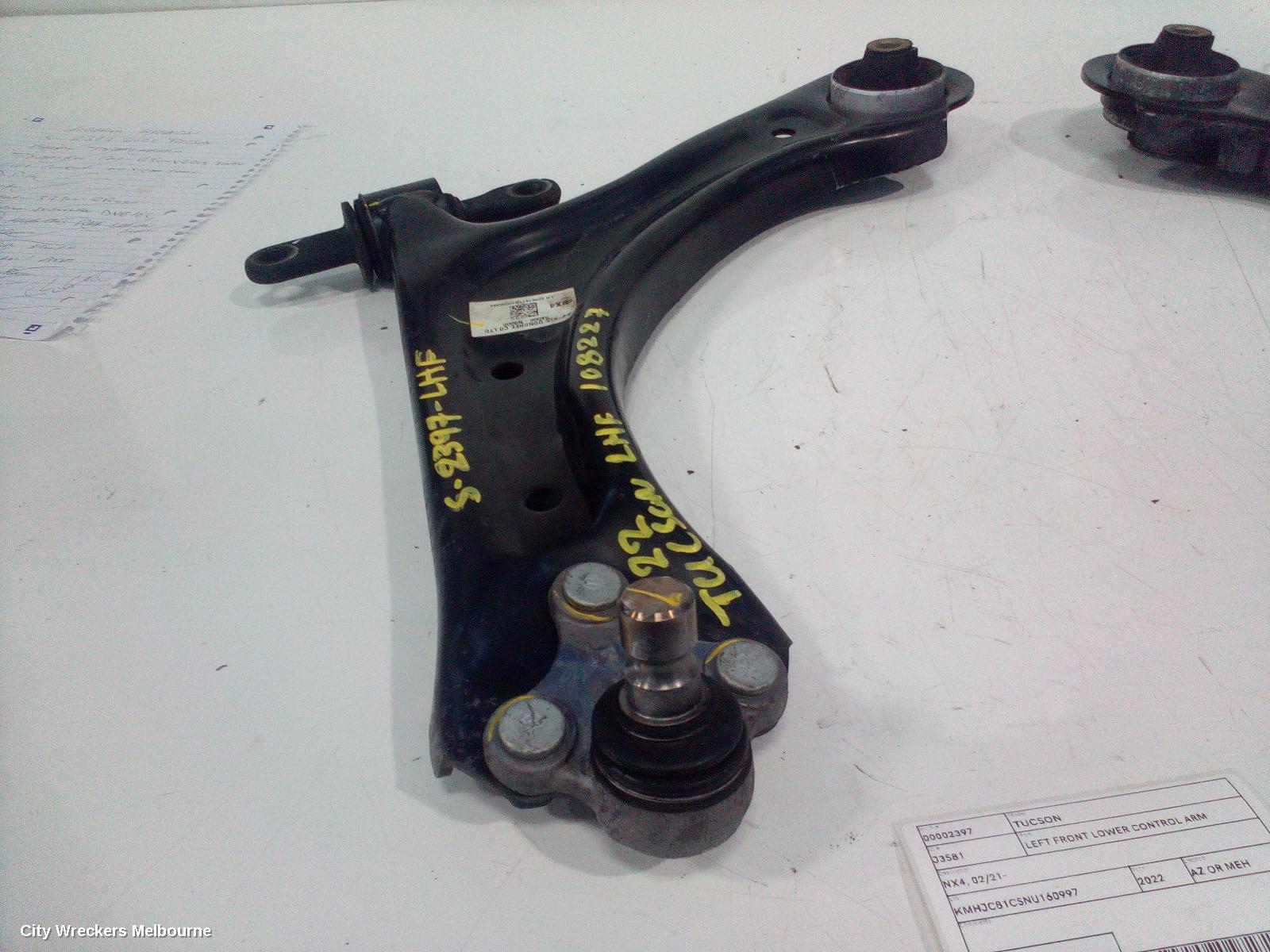 HYUNDAI TUCSON LEFT FRONT LOWER CONTROL ARM, NX4, 02/2021 ONWARDS - Image 1