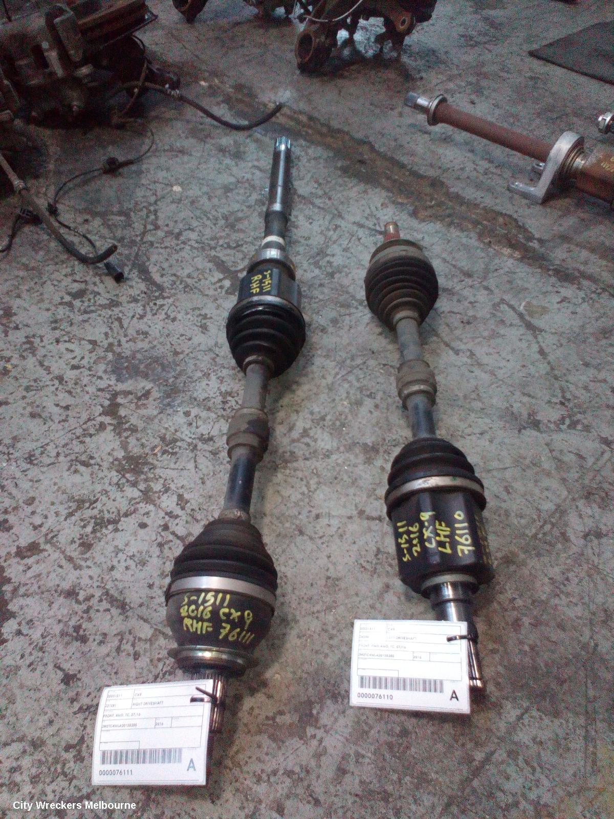 MAZDA CX9 LEFT DRIVESHAFT, FRONT, FWD/AWD, TC, 07/2016 ONWARDS - Image 2