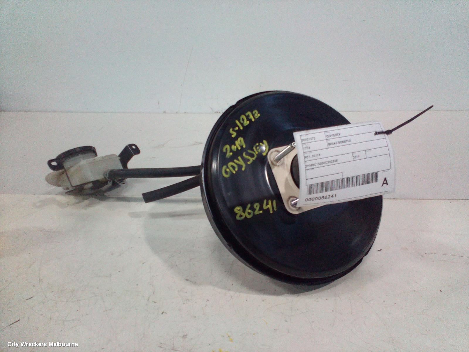 HONDA ODYSSEY BRAKE BOOSTER, RC1, 02/2014 - 03/2022 - Image 1
