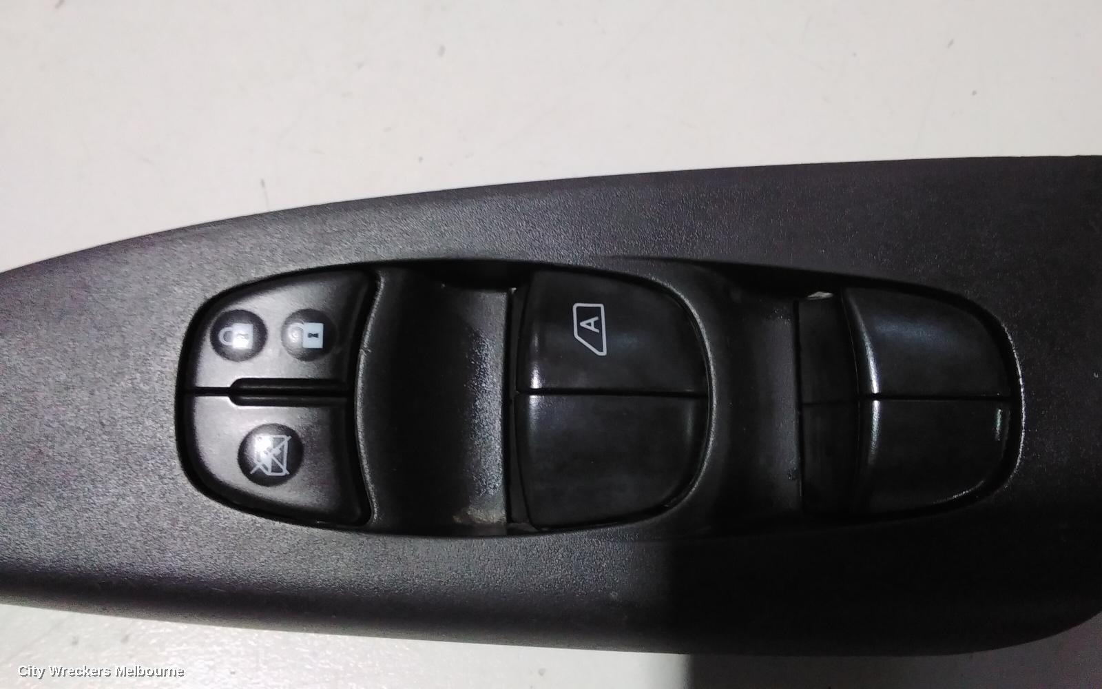 NISSAN PULSAR PWR DR WIND SWITCH, RH FRONT (MASTER SWITCH), SEDAN, B17, 12/2012 - 12/2017 - Image 3
