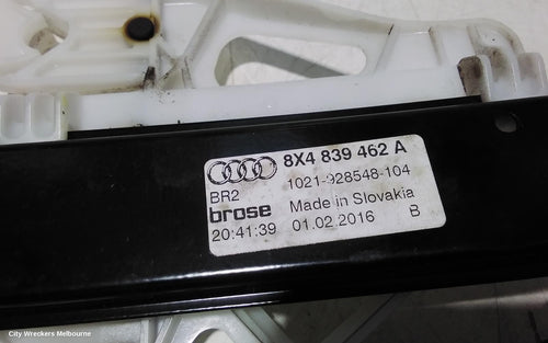 AUDI A1 RIGHT REAR WND REG/MOTOR, A1/S1, 8X, 5DR HATCH, 12/2010 - 10/2018 - Image 2