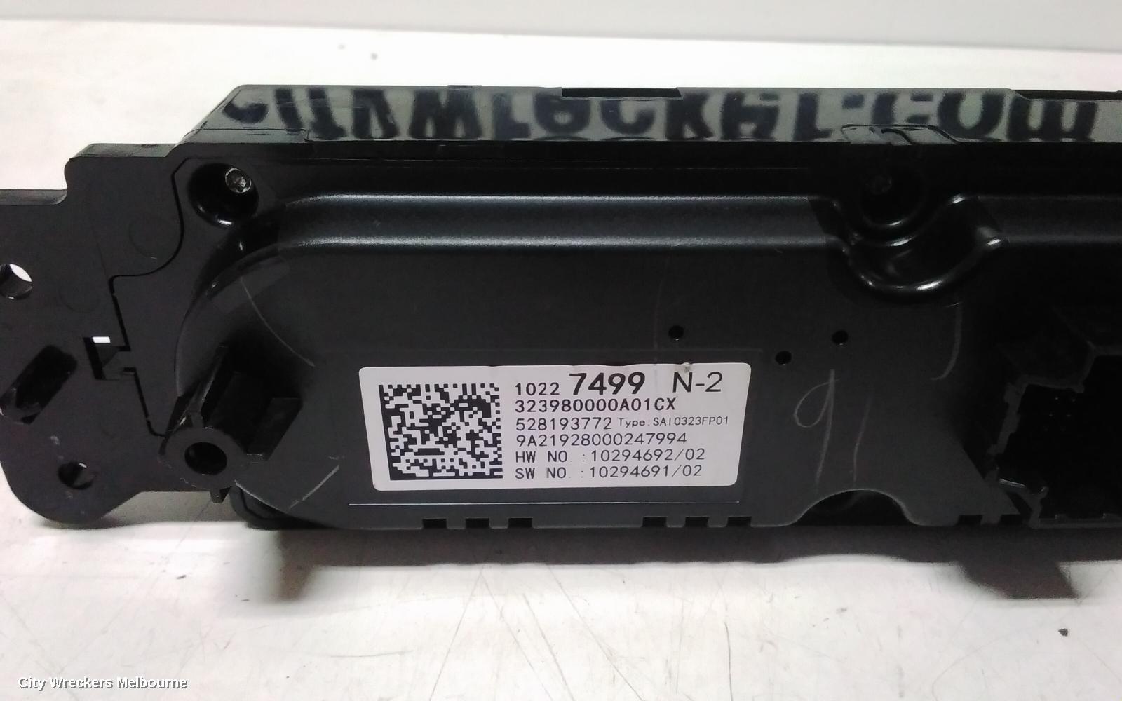 MG ZS HEATER/AC CONTROLS, AZS1, NON CLIMATE CONTROL TYPE, 01/2020 ONWARDS - Image 3