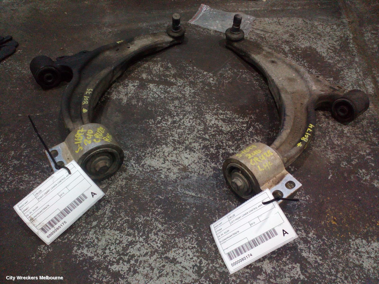HOLDEN CRUZE RIGHT FRONT LOWER CONTROL ARM, JG-JH, 03/2009 ONWARDS - Image 2
