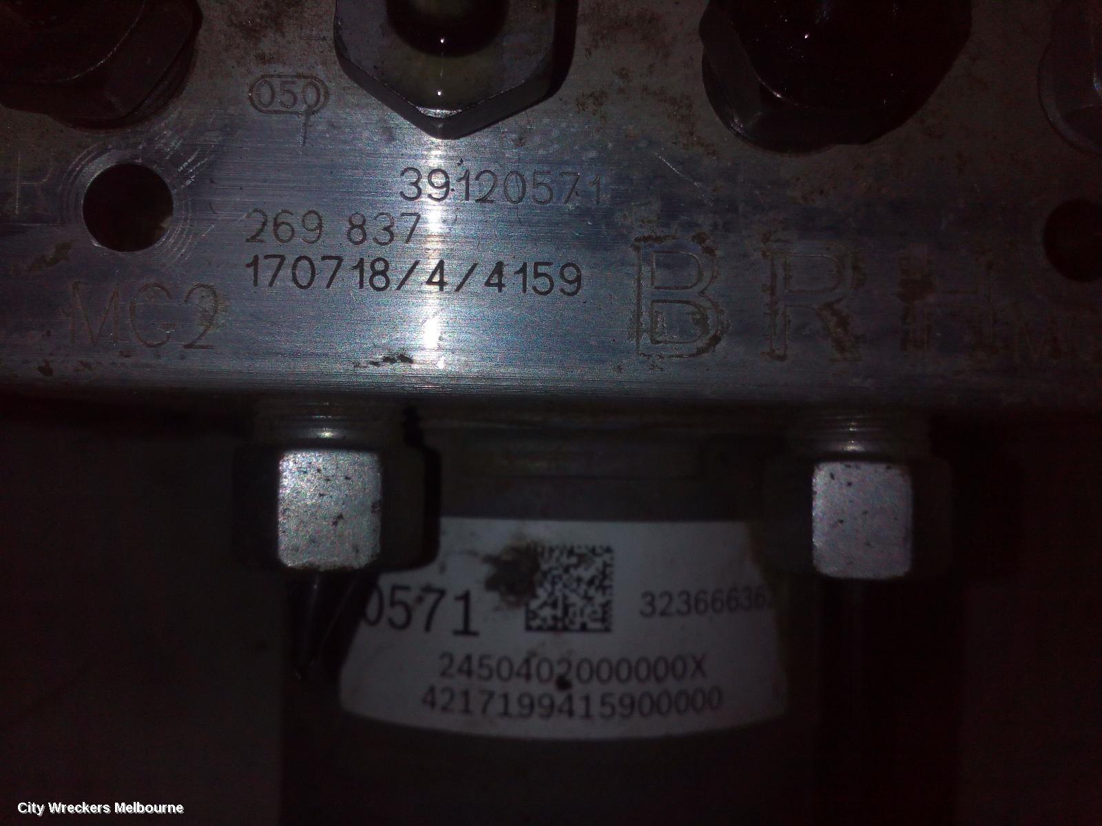 HOLDEN ASTRA ABS PUMP/MODULATOR, BK-BL, 09/2016 - 12/2020 - Image 3