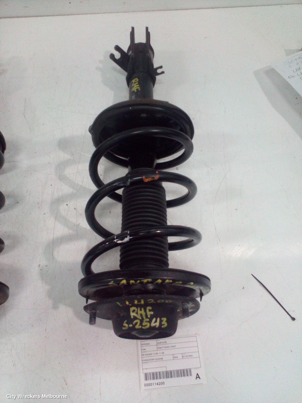 HYUNDAI SANTA FE RIGHT FRONT STRUT, SM WAGON 11/2000 - 11/2005 - Image 3