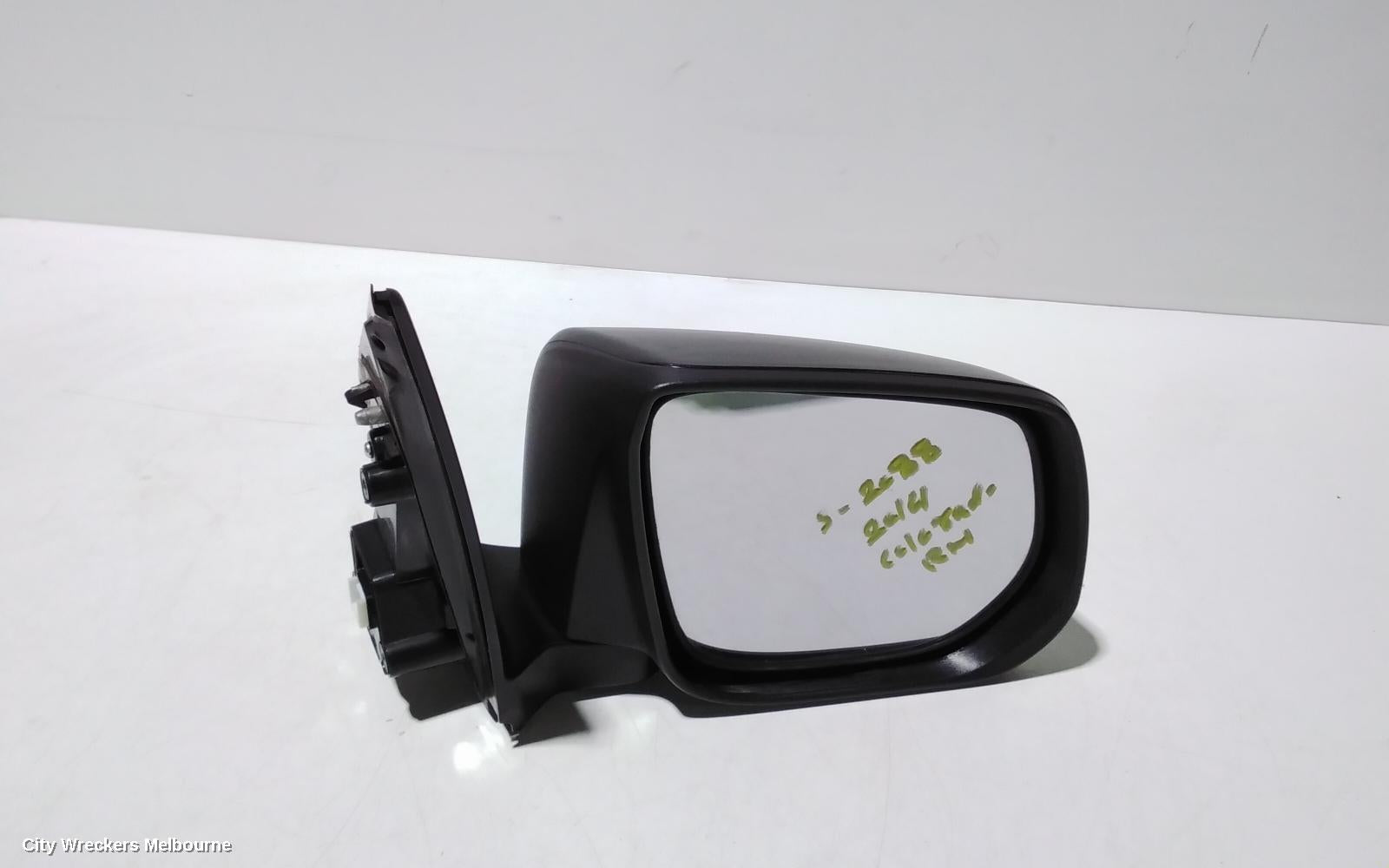 HOLDEN COLORADO RIGHT DOOR MIRROR, RG/RG 7, MANUAL FOLDING TYPE, COLOUR CODED, 12/2012 - 12/2020 - Image 1