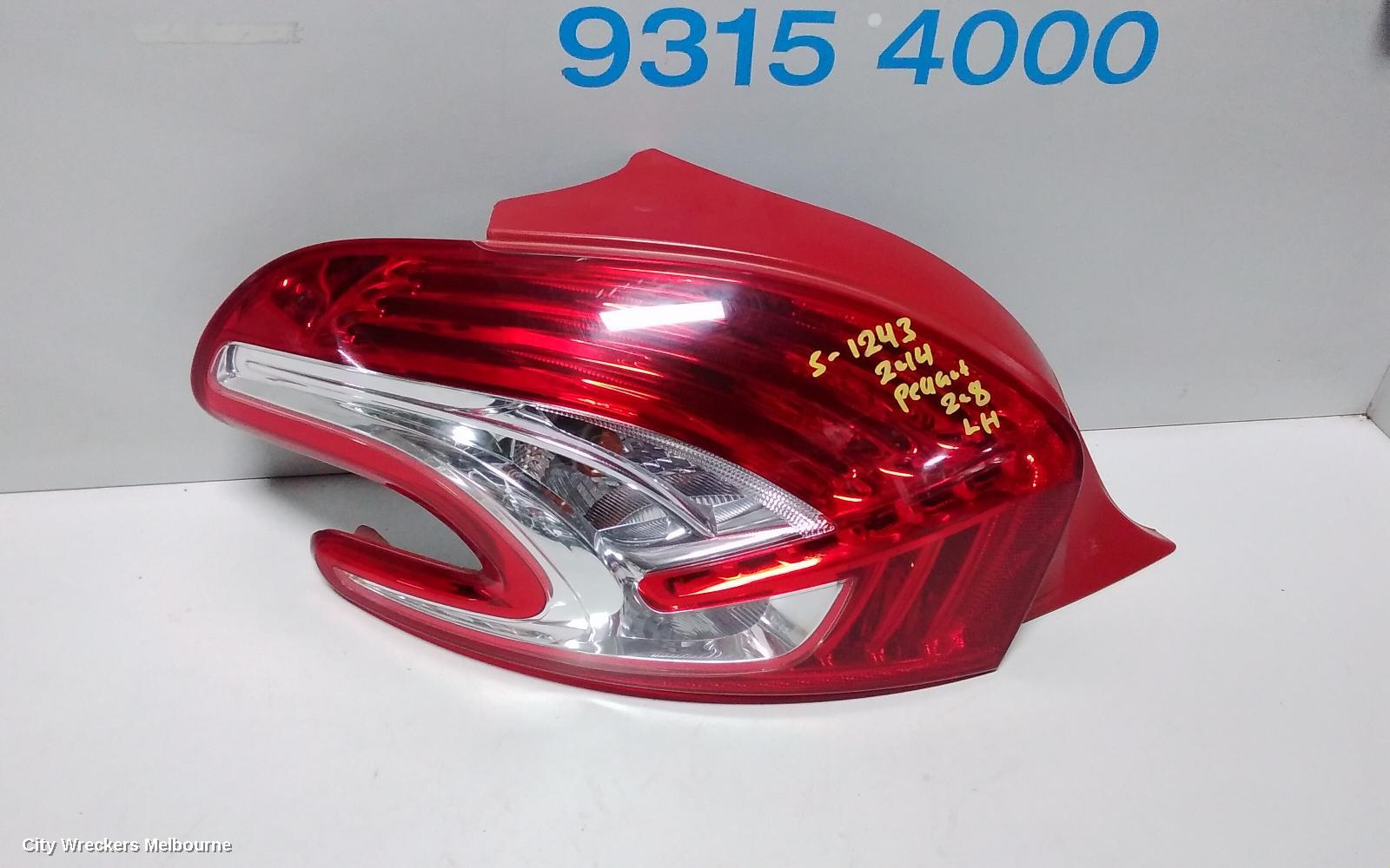 PEUGEOT 208 LEFT TAILLIGHT, A9, 10/2012 - 10/2015 - Image 2