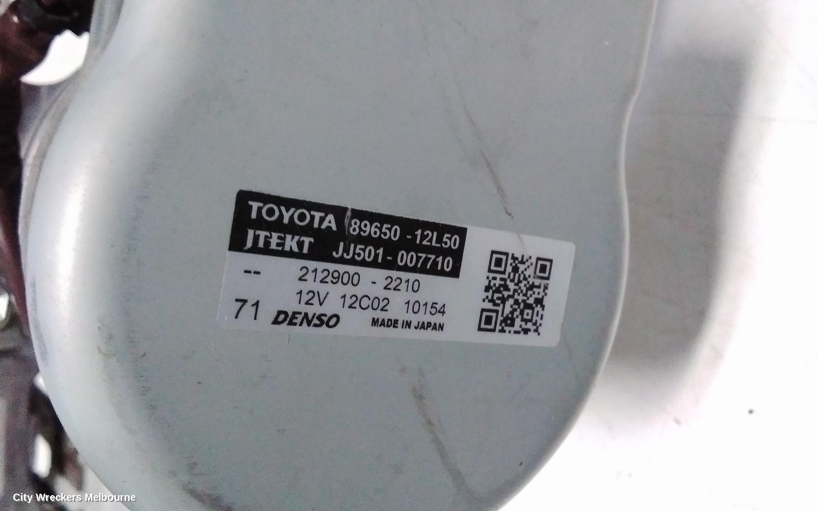 TOYOTA COROLLA STEERING COLUMN, ZWE211R, HYBRID, PUSH BUTTON START TYPE, 07/2018 ONWARDS - Image 3