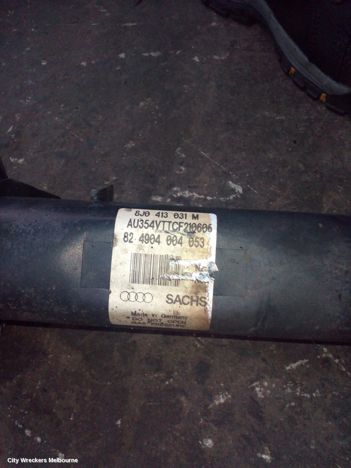AUDI TT RIGHT FRONT STRUT, 8J, 2.0, PETROL, FWD, COUPE/CABRIO, 09/2006 - 12/2014 - Image 1