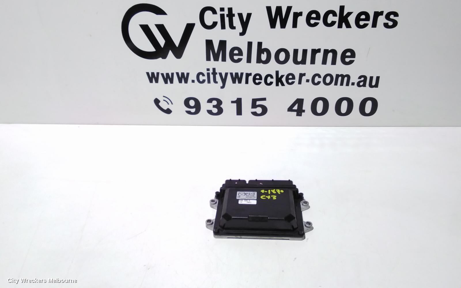 MAZDA CX3 ECU, ENGINE ECU, 2.0, PETROL, ECU ONLY, P/N PS1X18881, DK, 03/2015 ONWARDS - Image 1