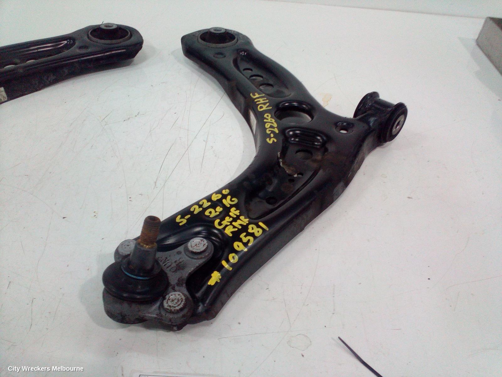 VOLKSWAGEN GOLF RIGHT FRONT LOWER CONTROL ARM, GEN 7, 12/2012 - 08/2020 - Image 2
