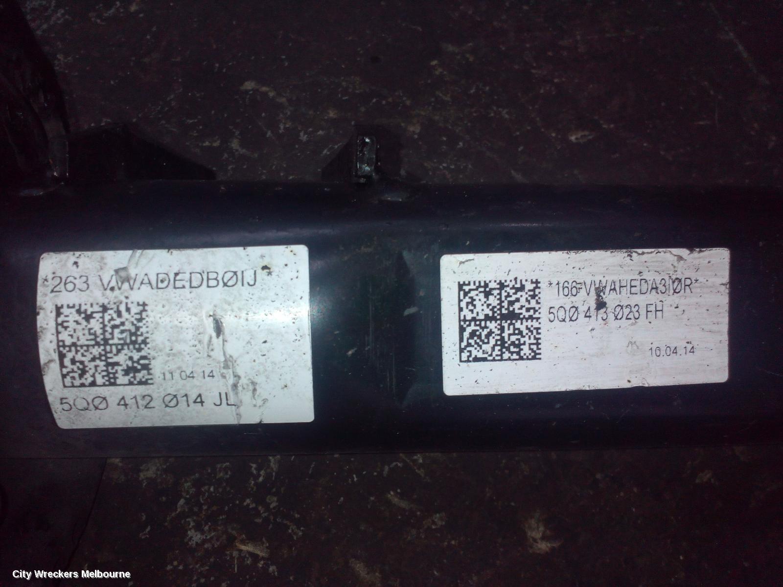 SKODA OCTAVIA LEFT FRONT STRUT, NE, 09/2013 - 09/2020 - Image 1