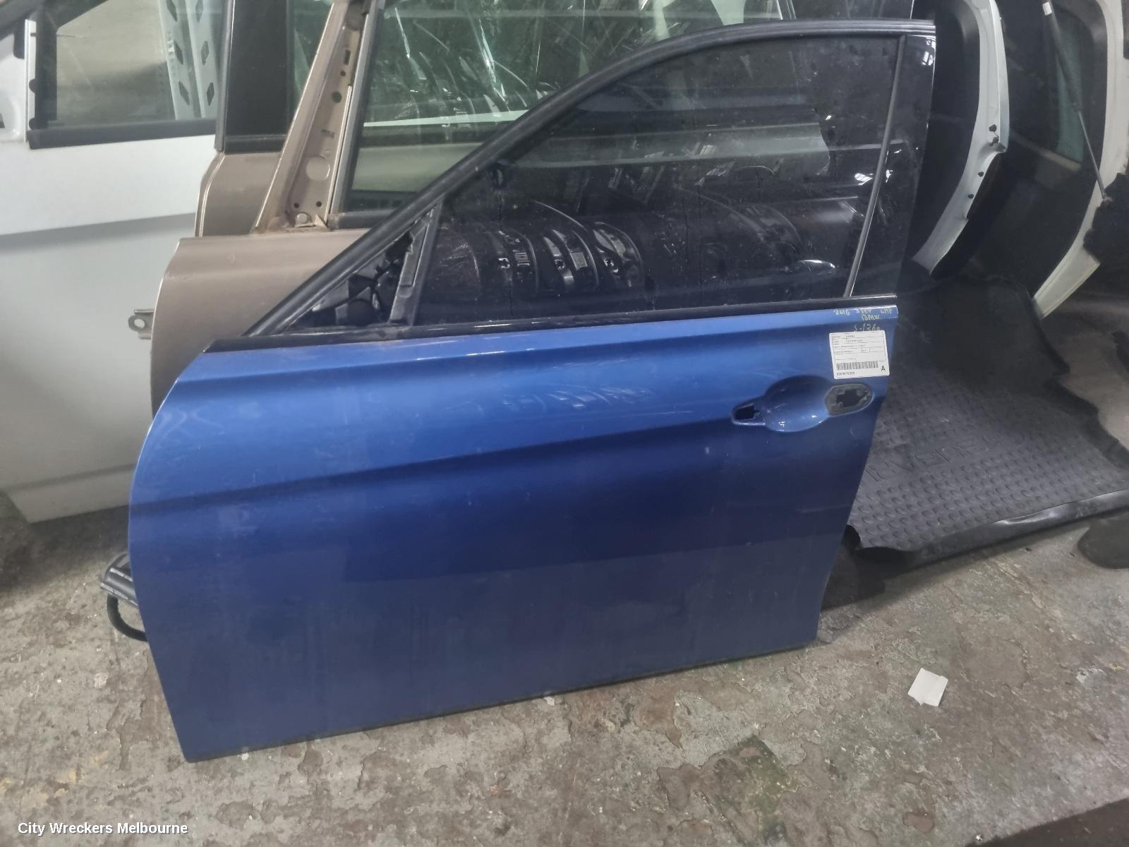 BMW 3 SERIES LEFT FRONT DOOR, F30/F31, SEDAN/WAGON, 11/2011 - 05/2019 - Image 1