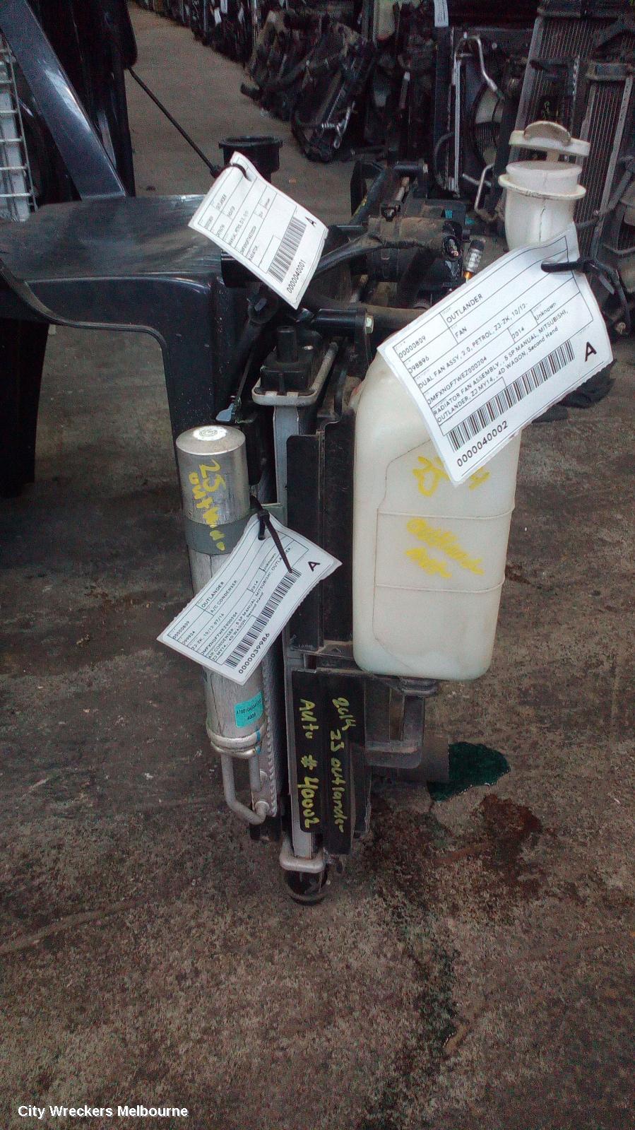 MITSUBISHI OUTLANDER FAN, DUAL FAN ASSY, 2.0, PETROL, ZJ-ZK, 10/2012 ONWARDS - Image 2