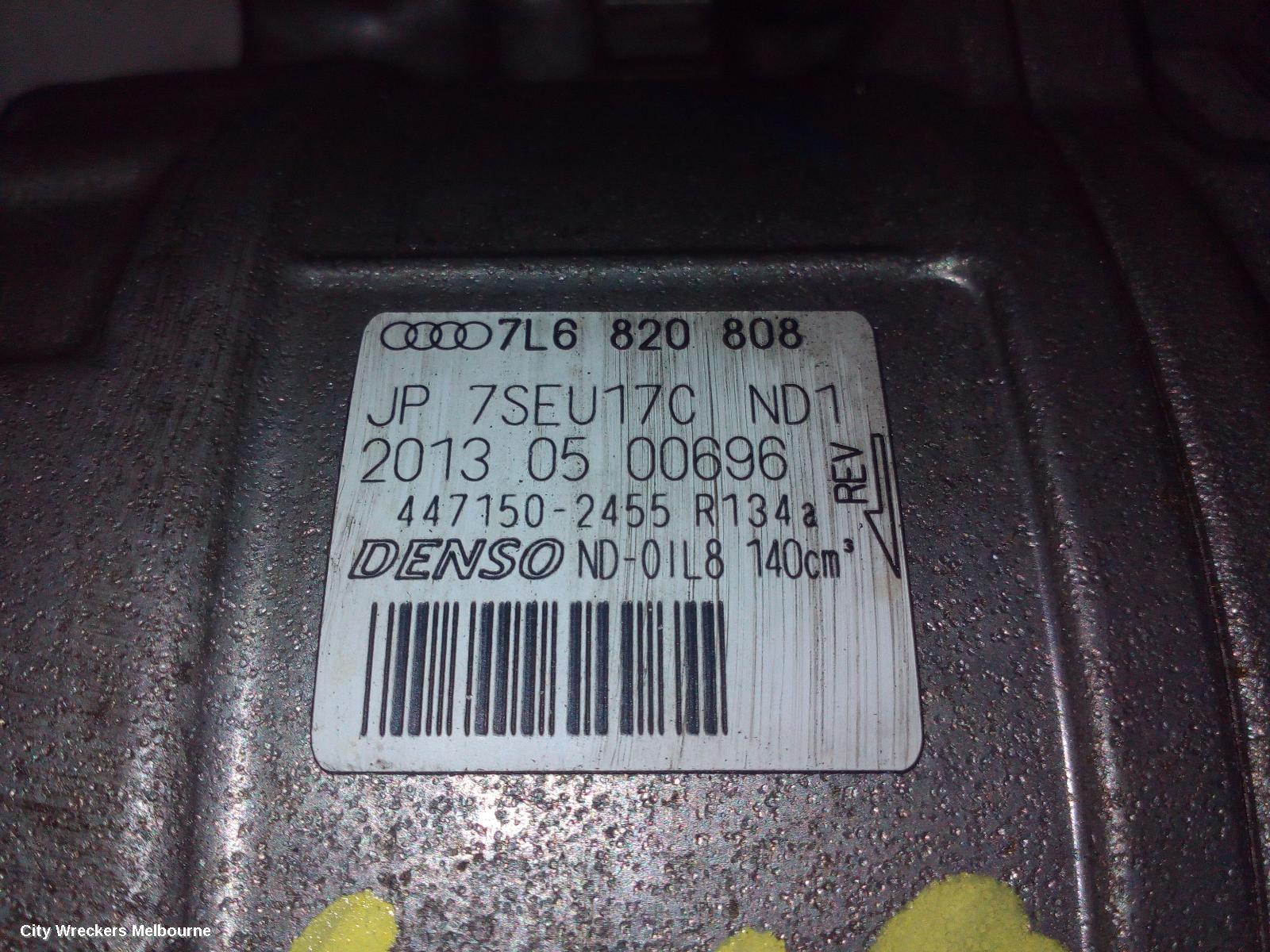 AUDI Q7 A/C COMPRESSOR, 4L, 3.0, DIESEL, 09/2010 - 08/2015 - Image 2