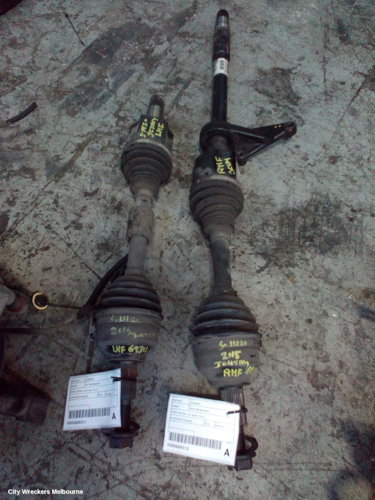 DODGE JOURNEY LEFT DRIVESHAFT, FRONT, PETROL, JC, 09/2008 - 12/2016 - Image 2