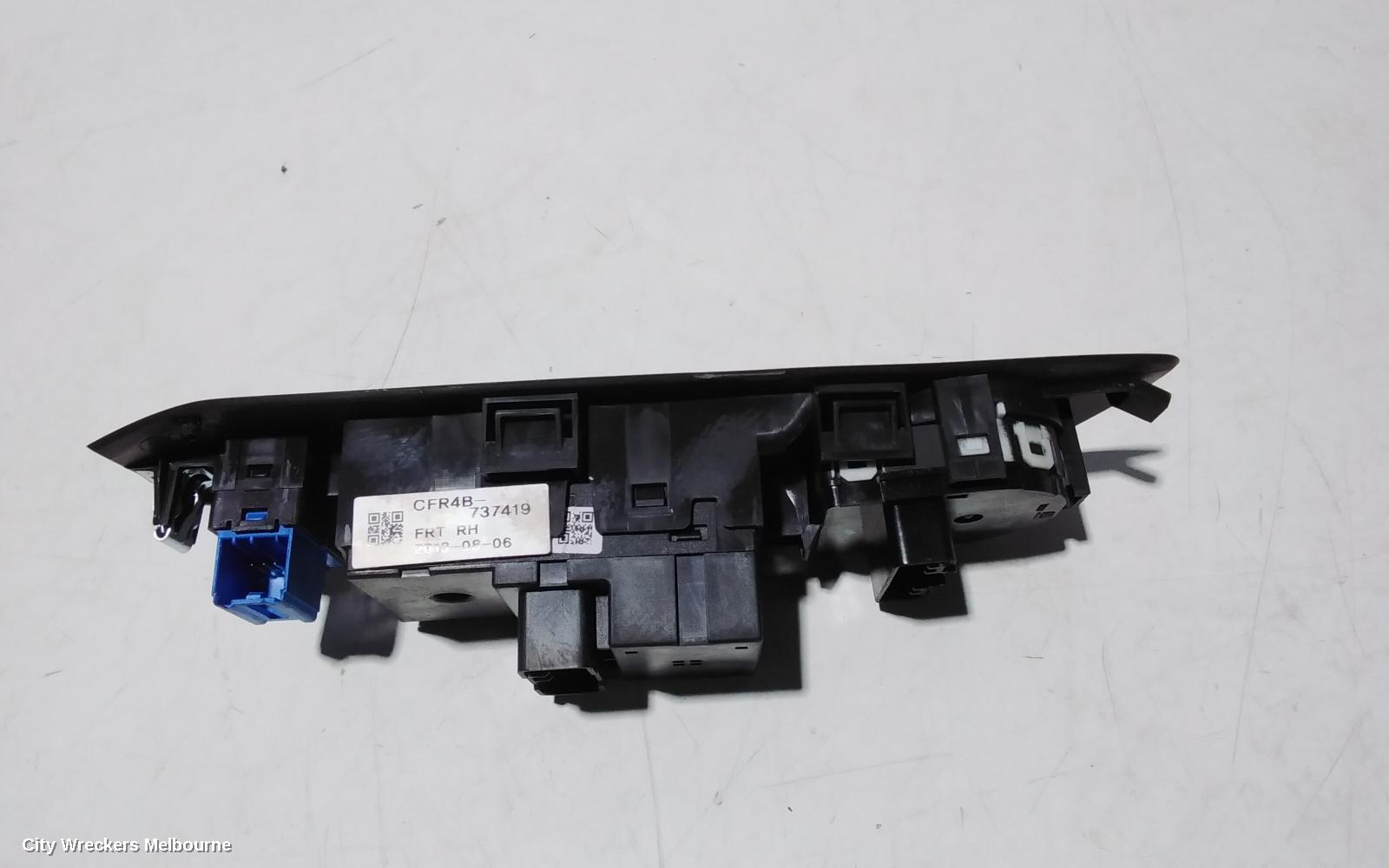 HOLDEN TRAX PWR DR WIND SWITCH, RH FRONT (MASTER SWITCH), RECTANGLE STYLE PLUG, TJ SERIES, 08/2013 - 08/2016 - Image 3
