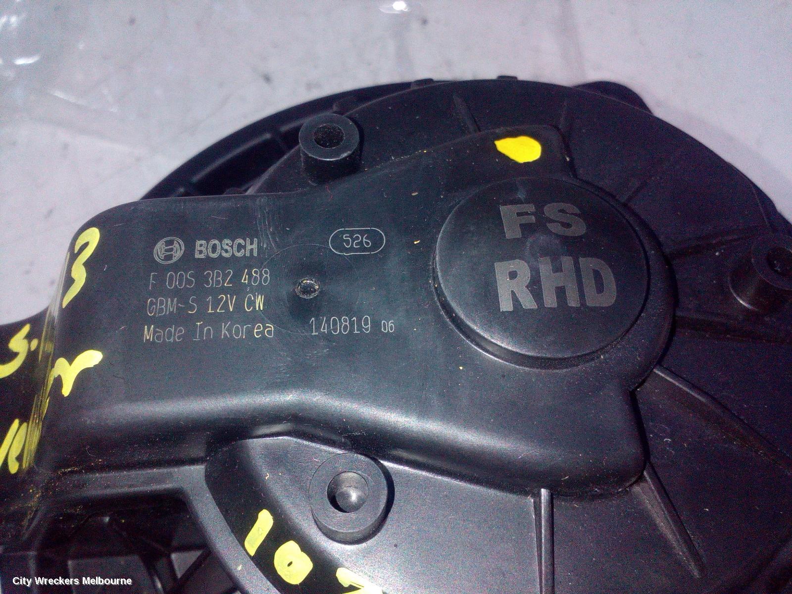 HYUNDAI VELOSTER HEATER FAN MOTOR, FS, 12/2011 - 02/2018 - Image 2