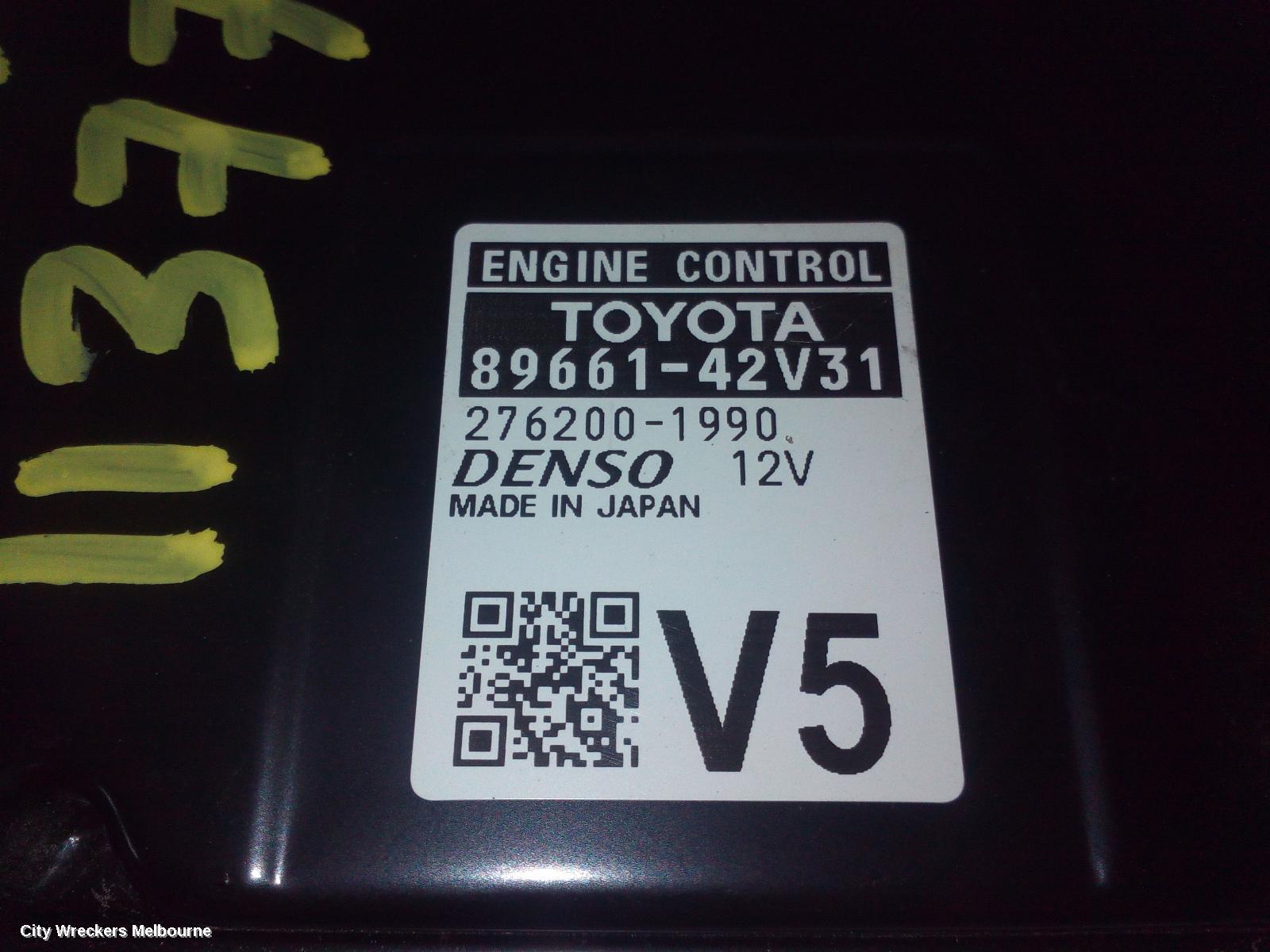 TOYOTA RAV4 ECU, ENGINE ECU, 2.0, 3ZR-FE, PETROL, AUTO T/M, ECU ONLY, ZSA42R, 12/2012 - 12/2018 - Image 2