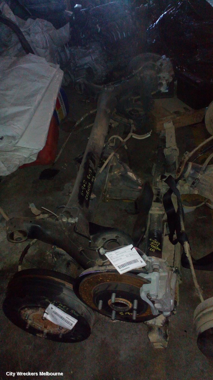 TOYOTA COROLLA REAR AXLE BEAM (FWD), ZRE182R, HATCH, 10/2012 - 06/2018 - Image 1