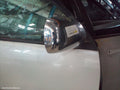 TOYOTA PRADO RIGHT DOOR MIRROR, 120 SERIES, CHROME, 02/2003 - 10/2009 - Image 1