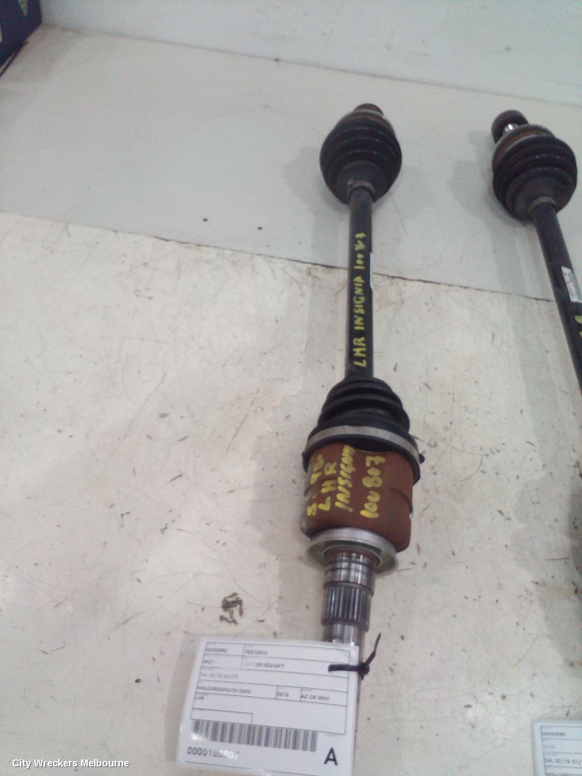 HOLDEN INSIGNIA LEFT DRIVESHAFT, GA, 02/2015 - 01/2017 - Image 3