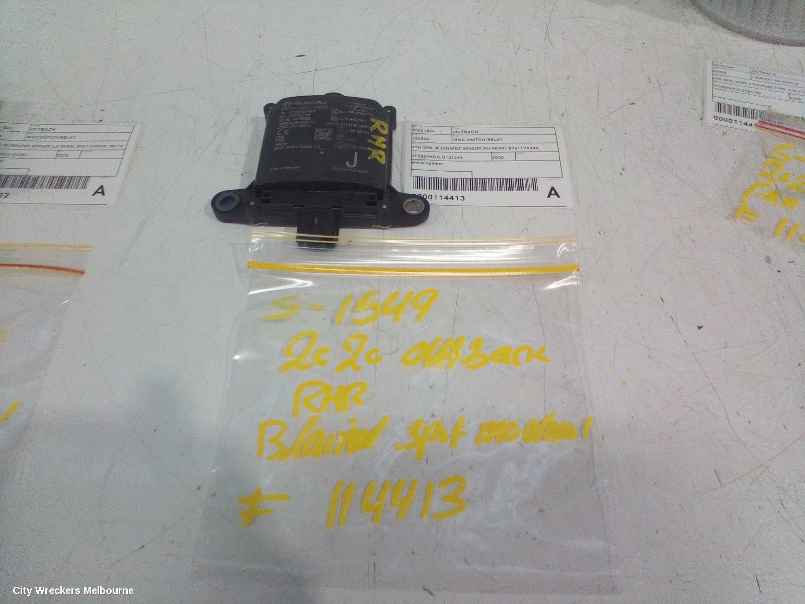 SUBARU OUTBACK REVERSE CAMERA, BLIND SPOT MONITOR SENSOR (RH REAR BEHIND BUMPER), 87611VA031, 6TH GEN, 08/2014 - 12/2020 - Image 3