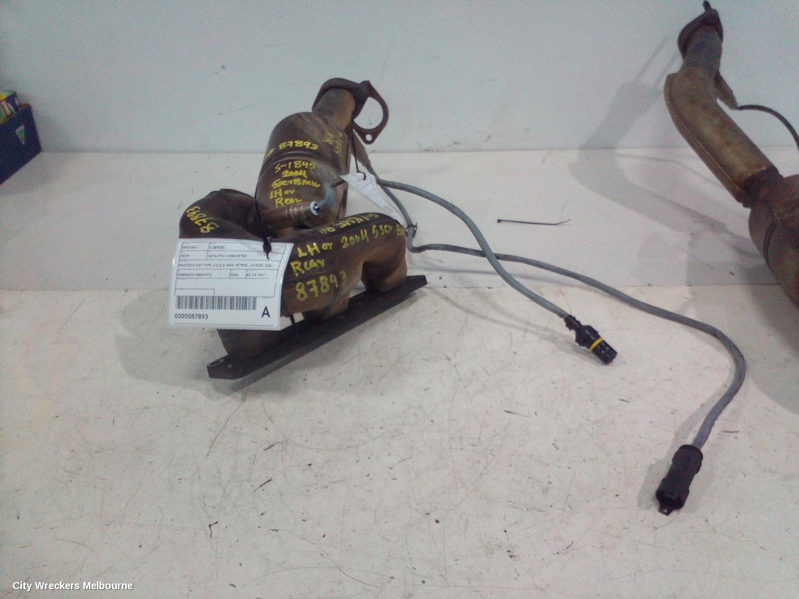 BMW 5 SERIES CATALYTIC CONVERTER, MANIFOLD-CAT TYPE, 2.5/3.0, M54, PETROL, LH SIDE, E60, 10/2003 - 03/2005 - Image 2