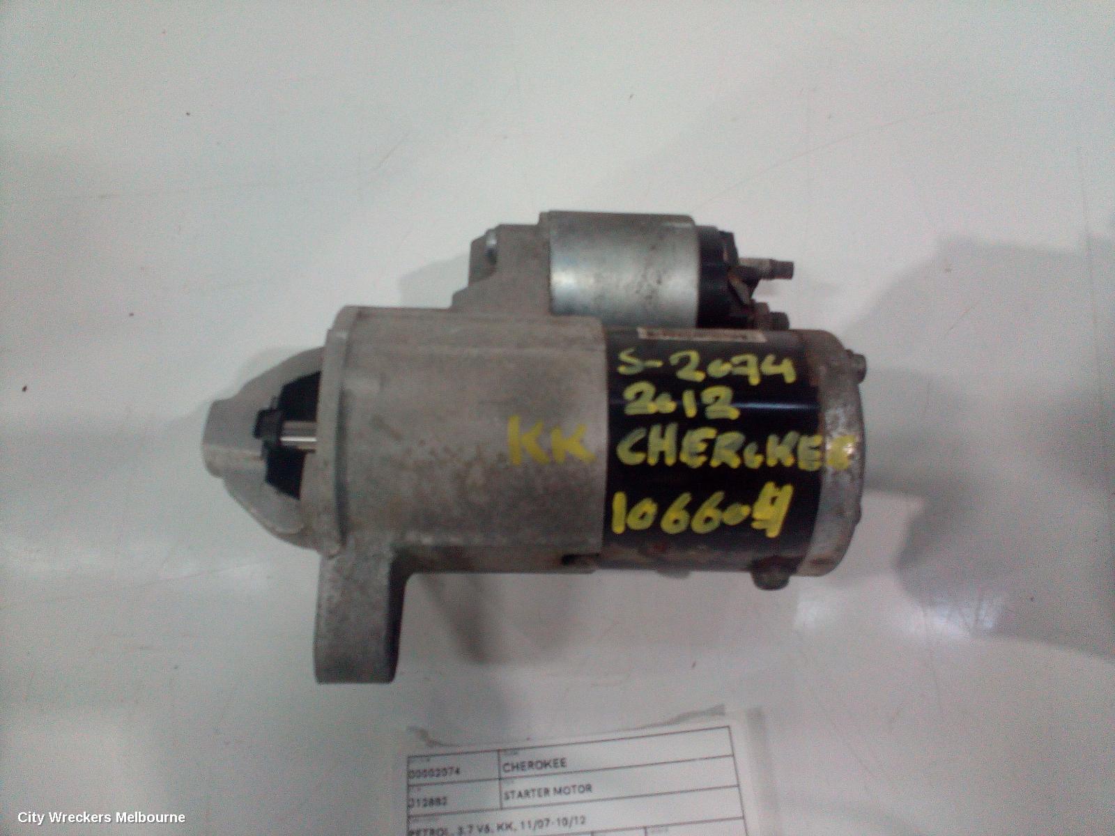JEEP CHEROKEE STARTER, PETROL, 3.7 V6, KK, 11/2007 - 10/2012 - Image 2