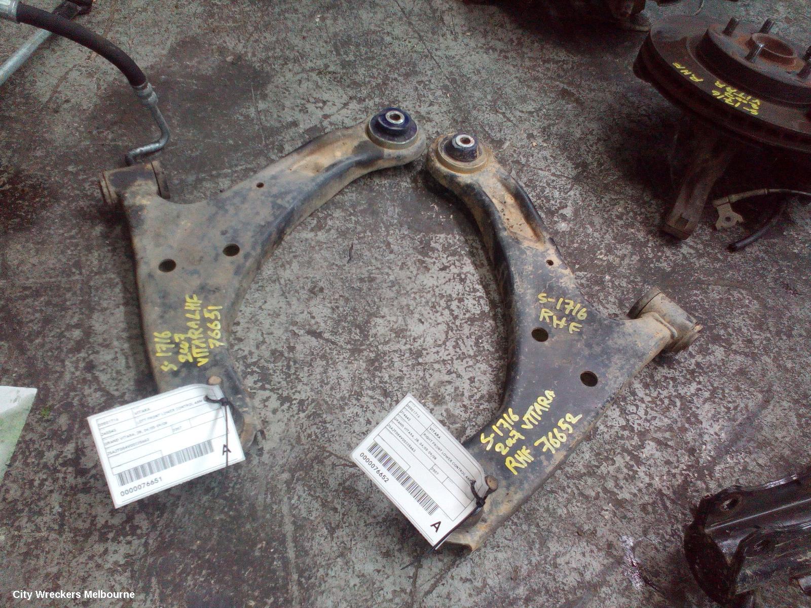 SUZUKI VITARA RIGHT FRONT LOWER CONTROL ARM, GRAND VITARA, JB, 04/2005 - 09/2008 - Image 2