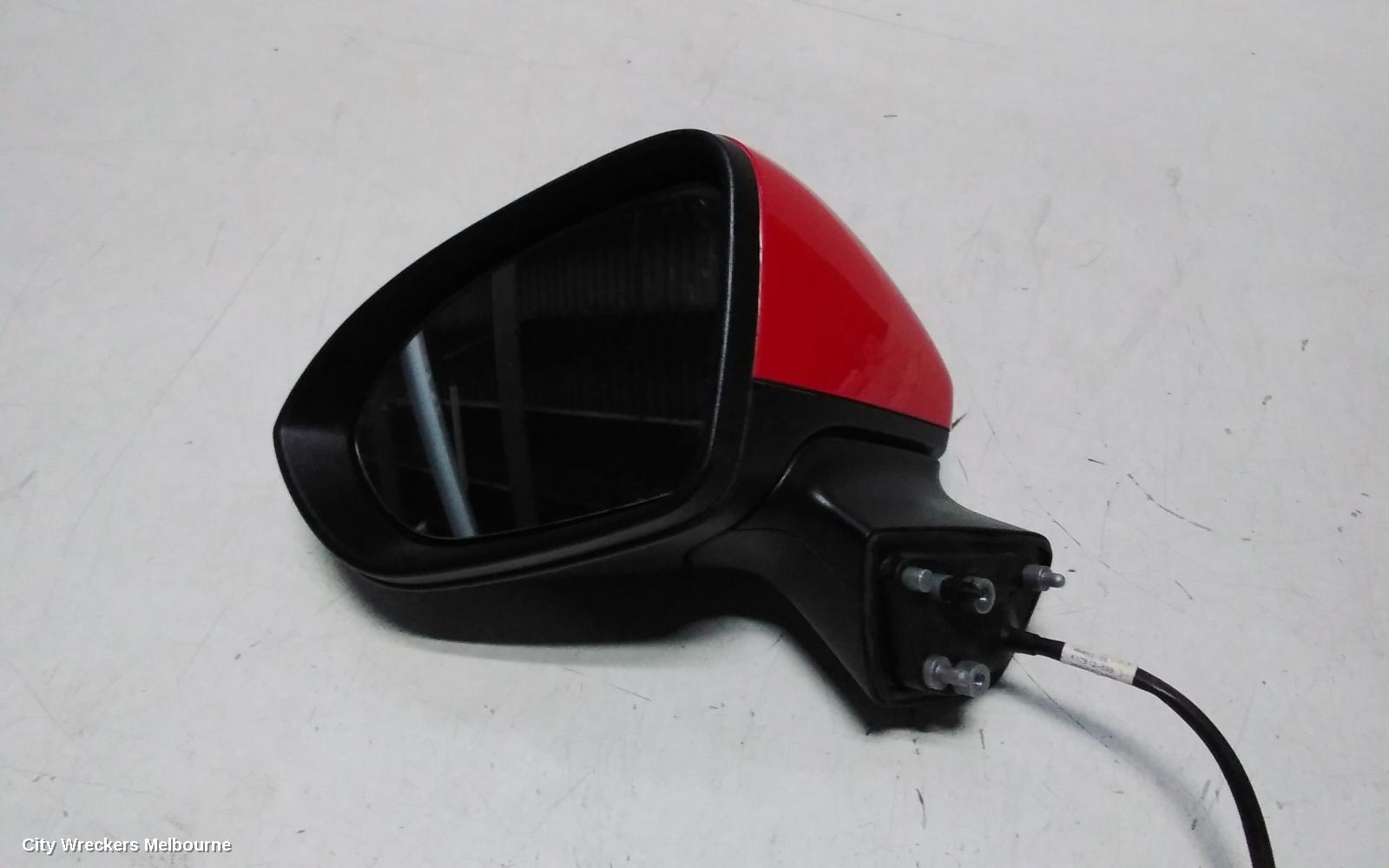 HOLDEN ASTRA LEFT DOOR MIRROR, BK, 5DR HATCH, MANUAL FOLDING TYPE, 09/2016 ONWARDS - Image 2