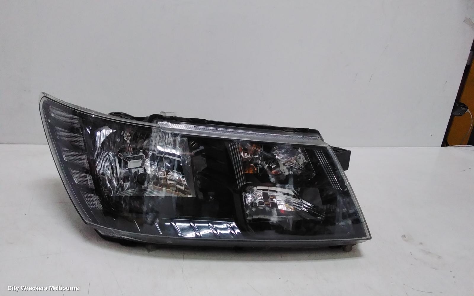 DODGE JOURNEY RIGHT HEADLAMP, JC, BLACK INSERT, 09/2008 - 12/2016 - Image 1