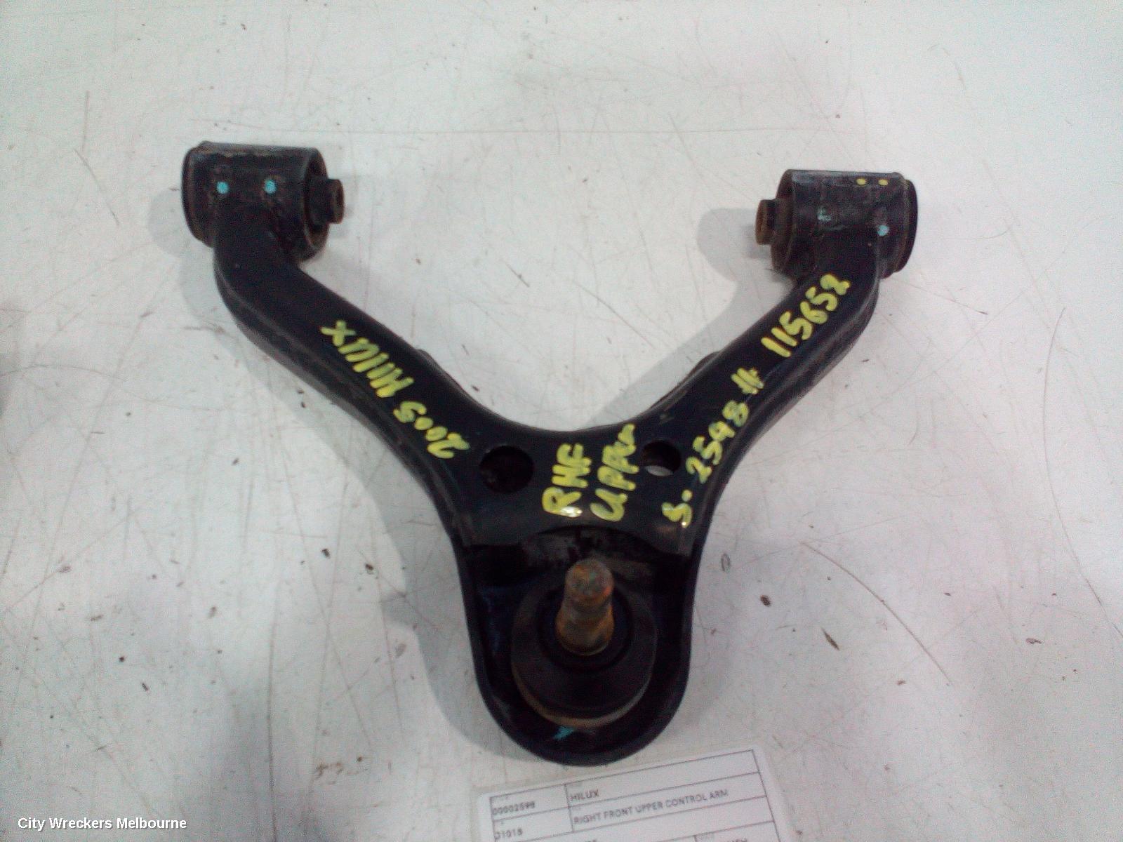 TOYOTA HILUX RIGHT FRONT UPPER CONTROL ARM, 2WD LOW RIDE, 03/2005 ONWARDS - Image 3