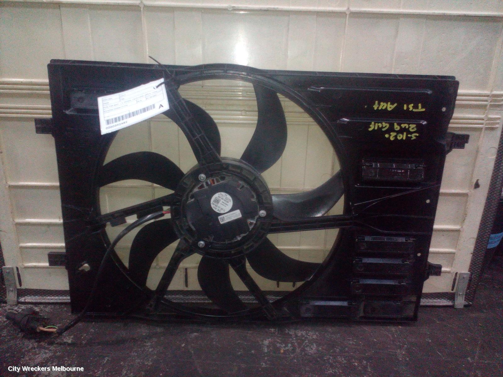 VOLKSWAGEN GOLF FAN, DUAL FAN ASSY, 1.4, PETROL, CAVD CODE, GEN 6, 12/2008 - 01/2016 - Image 2