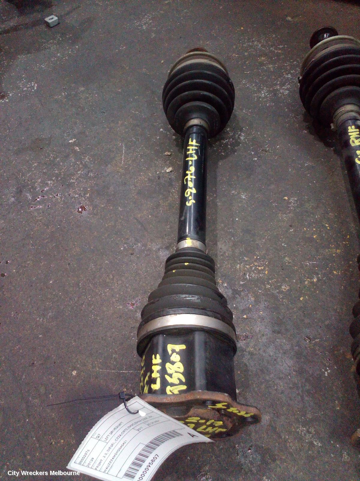 AUDI Q7 LEFT DRIVESHAFT, FRONT, 3.0, DIESEL, CZZA/CRTC/DHXC/DHXA CODE, 4M, 09/2015 ONWARDS - Image 2