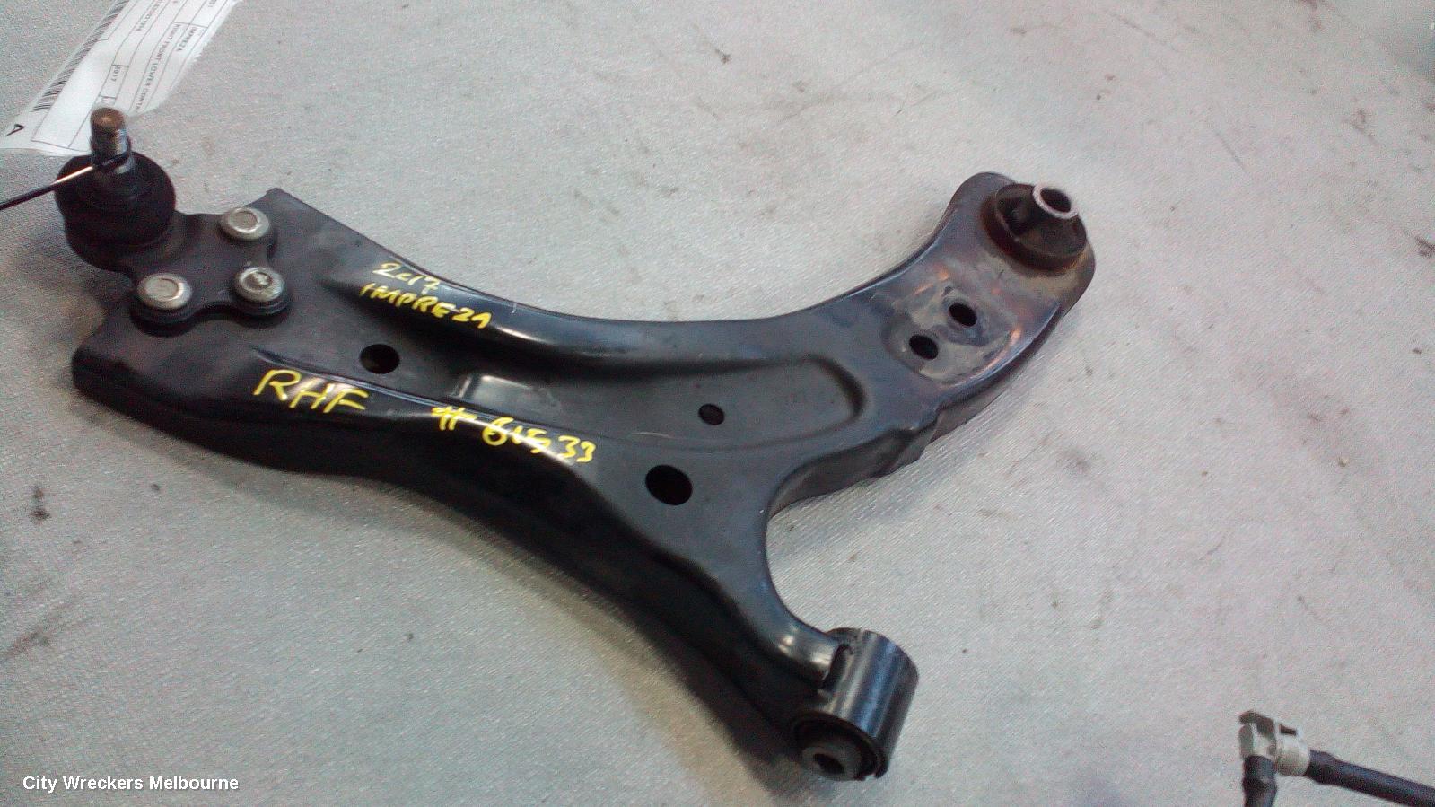 SUBARU IMPREZA RIGHT FRONT LOWER CONTROL ARM, G5, 09/2016 - 09/2023 - Image 2