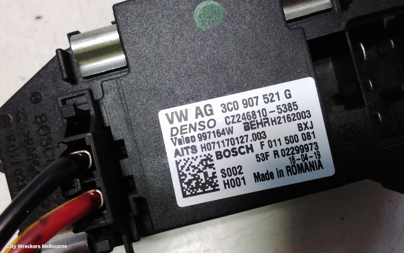 AUDI Q7 FAN SPEED RESISTOR, 4L, P/N 3C0907521F/3C0907521G, 09/2006 - 08/2015 - Image 2