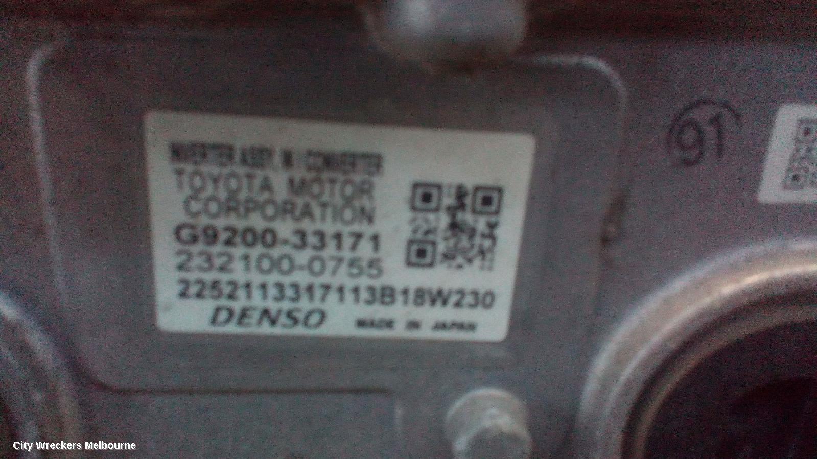 TOYOTA CAMRY INVERTER, HYBRID INVERTER, AVV50R, 03/2012 - 10/2017 - Image 2