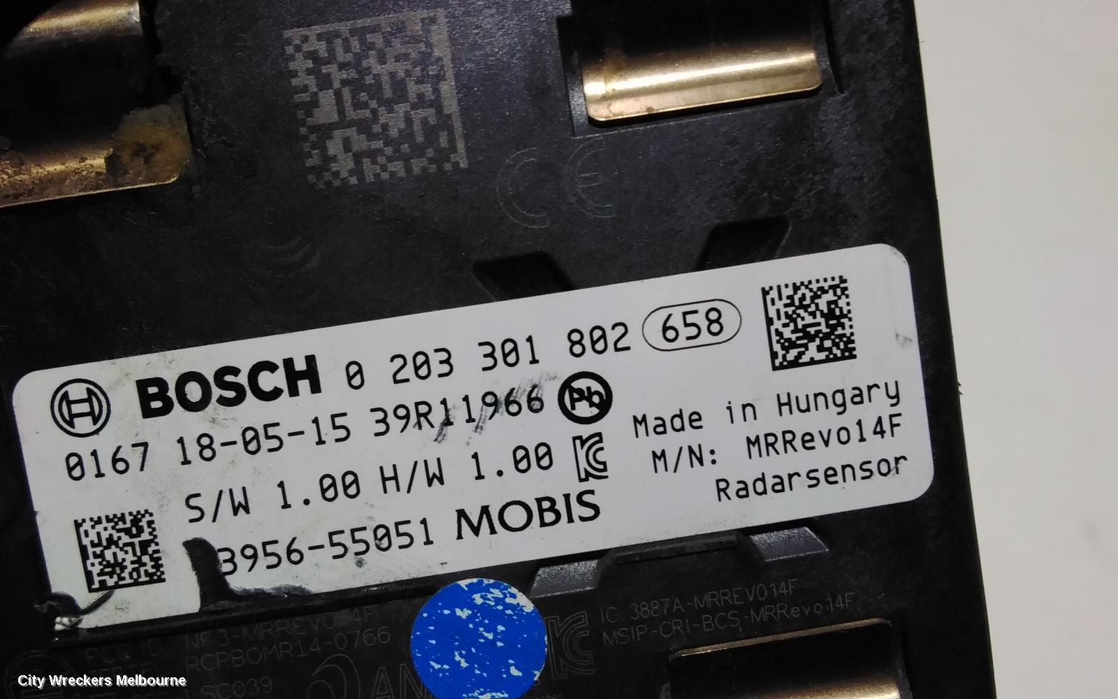 HYUNDAI VELOSTER, JS, 09/2019 - 07/2021, BOSCH DISTANCE RADAR SENSO: 93331 - Image 2
